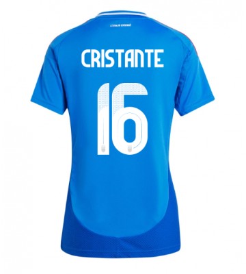 Italien Bryan Cristante #16 Hemmatröja Dam EM 2024 Kortärmad